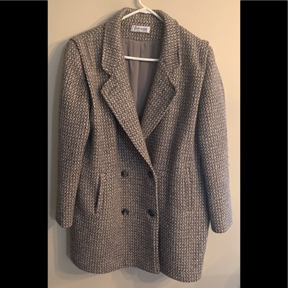 Forcaster of Boston ladies tweed coat.  Inv 1488